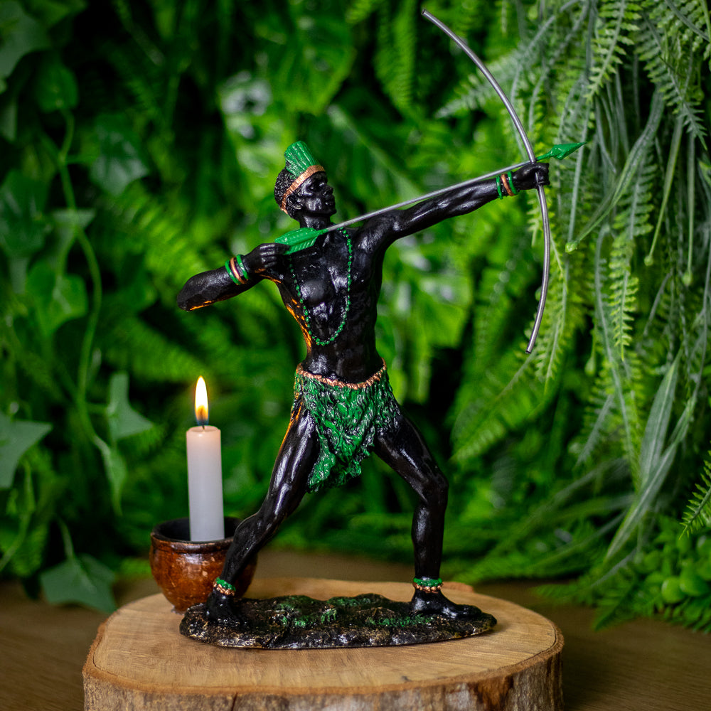 Orixá Oxóssi - Preto (24 cm)