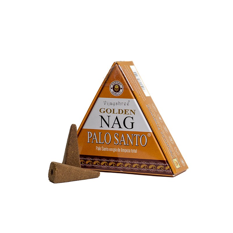 Incenso Cone Cascata Golden Nag - Palo Santo