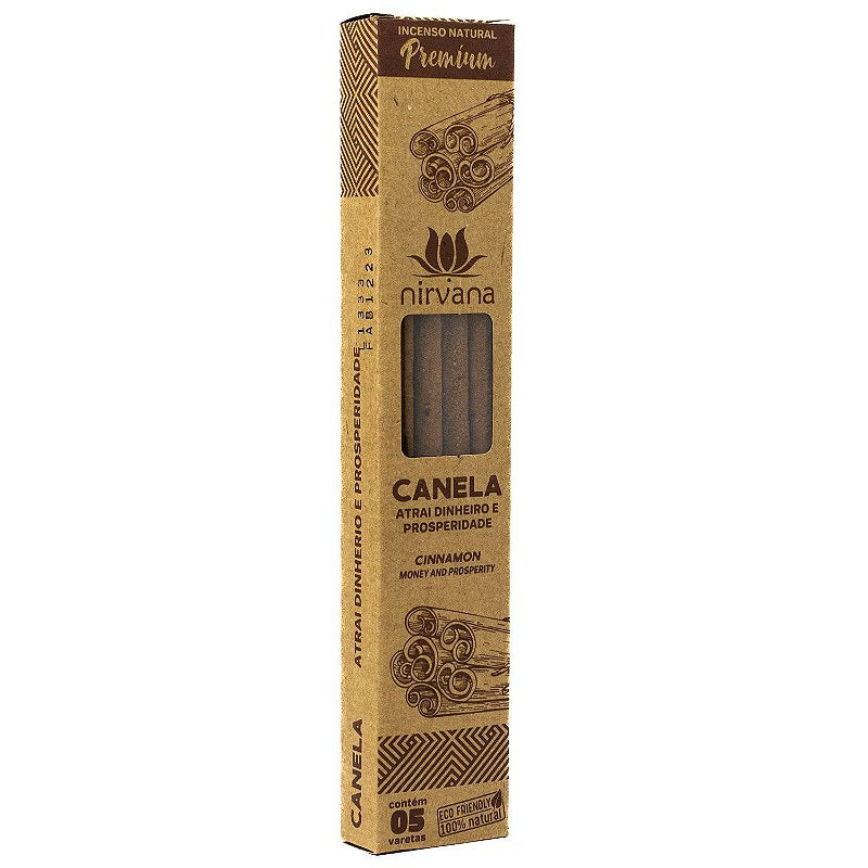 Incenso Natural - Canela - Nirvana Premium