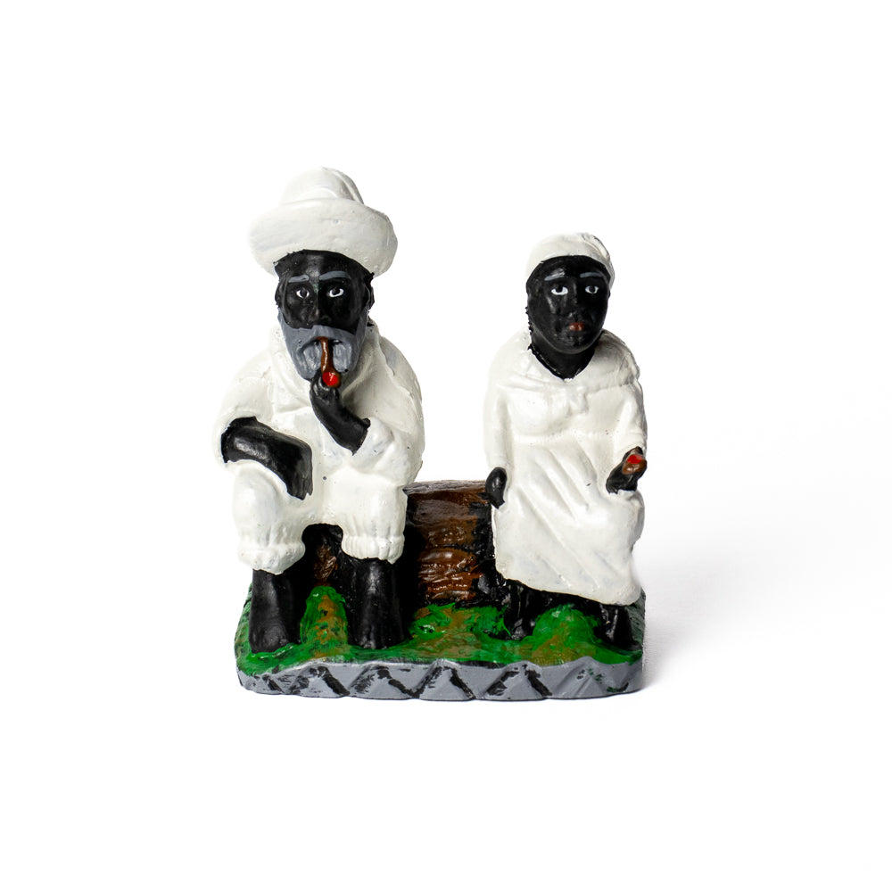 Casal de Preto Velhos (8 cm)