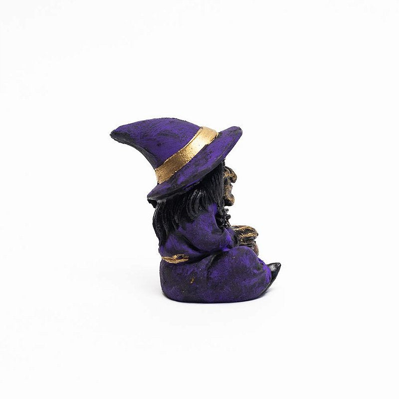 Mini Bruxa com Caldeirão (7 cm)