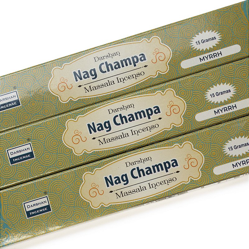 Incenso Darshan Nag Champa de Massala - Mirra