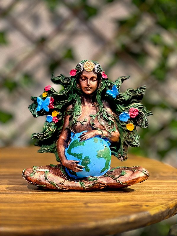 Gaia / Pachamama - Guardiã da Natureza (17cm)