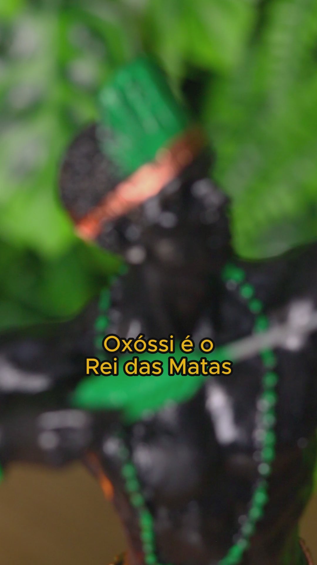 Orixá Oxóssi - Preto (24 cm)